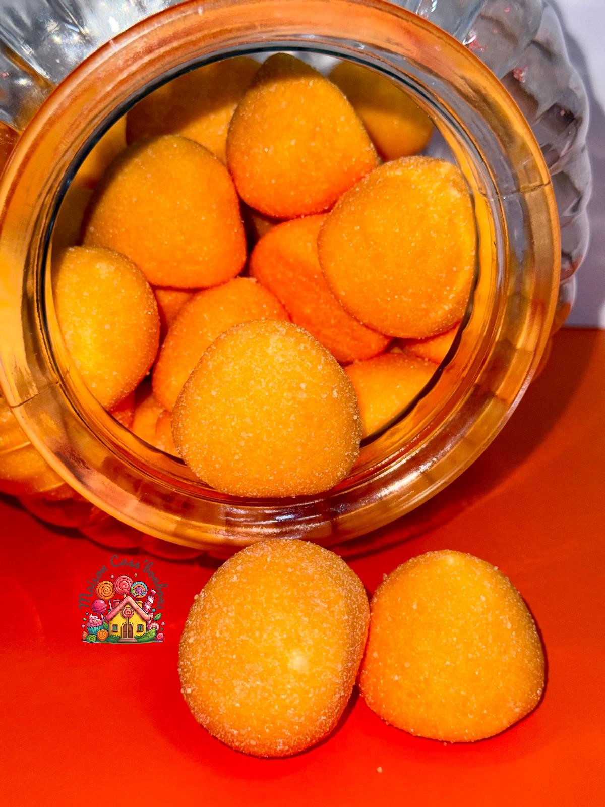 Balle de Golf Pêche - Bonbon Guimauve 100g