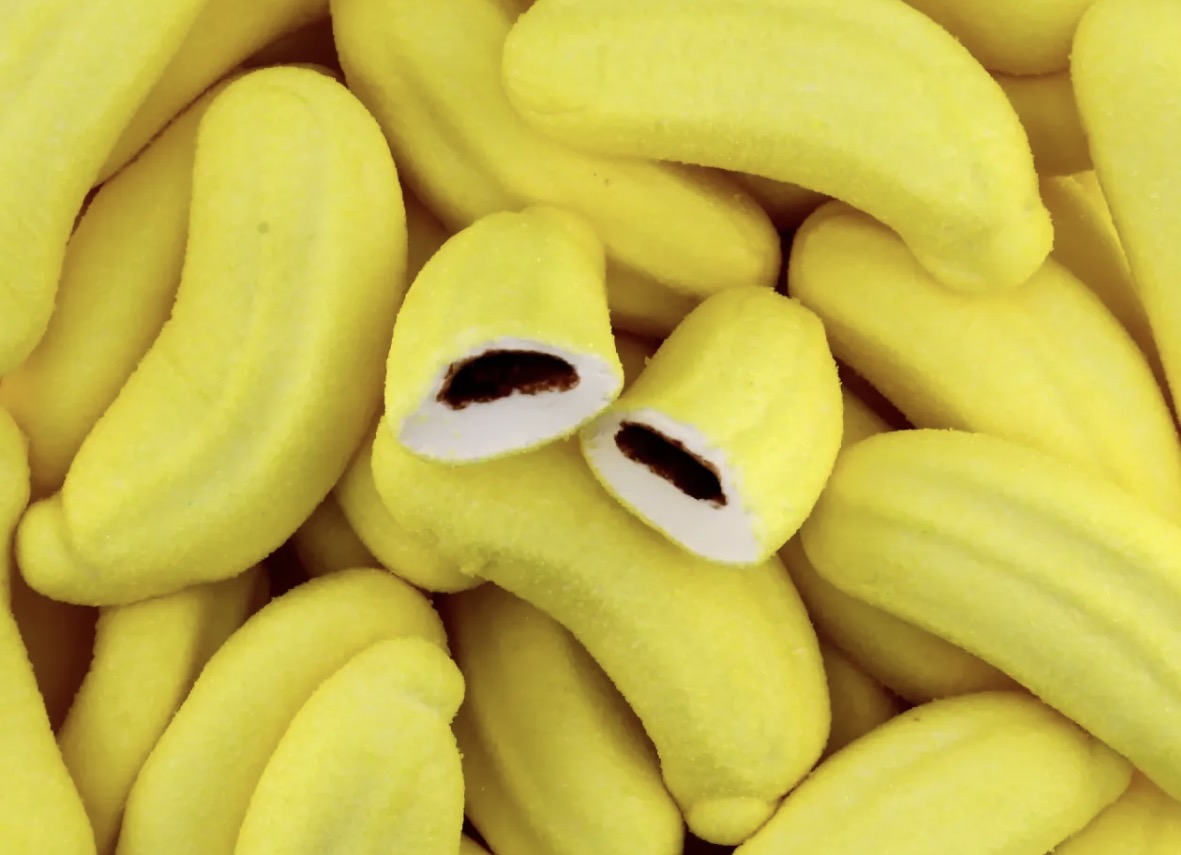 Bananes Marshmallows fourrés au Chocolat