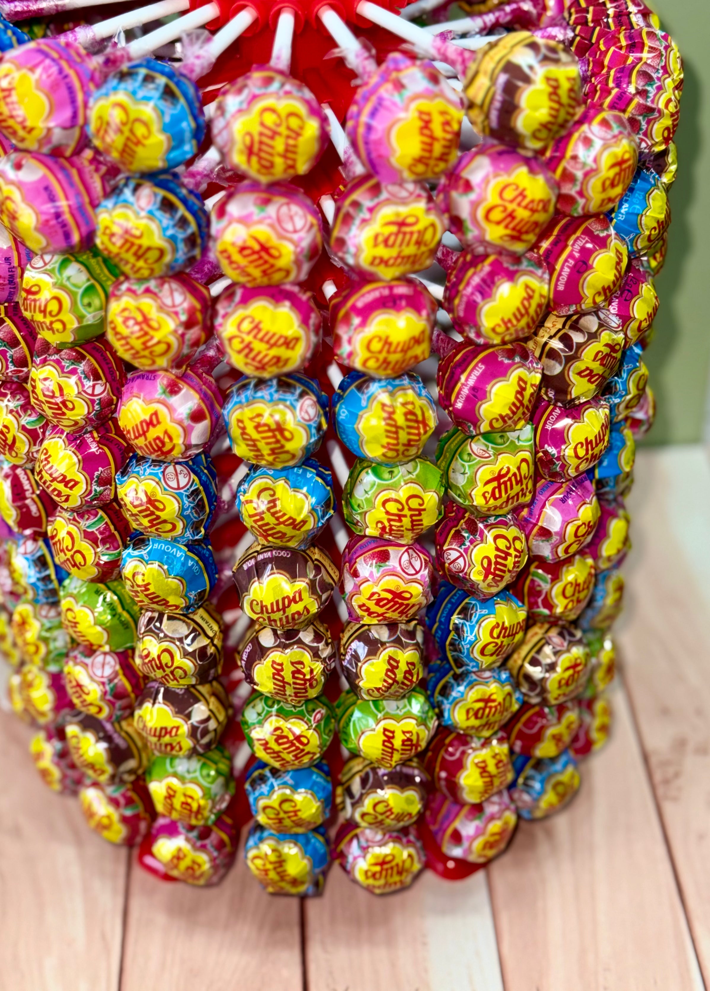 Chupa Chups Multicolore - Lot de 6 Sucettes Saveurs Variées