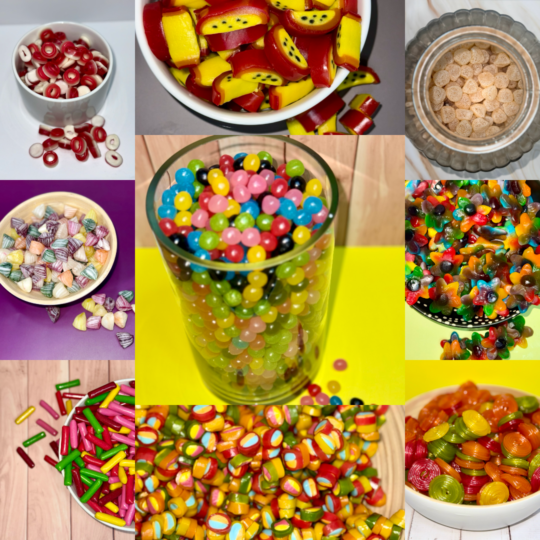 Pack « Découverte Douceurs Fruitées »  Assortiment de 9 douceurs colorés - Idée cadeau