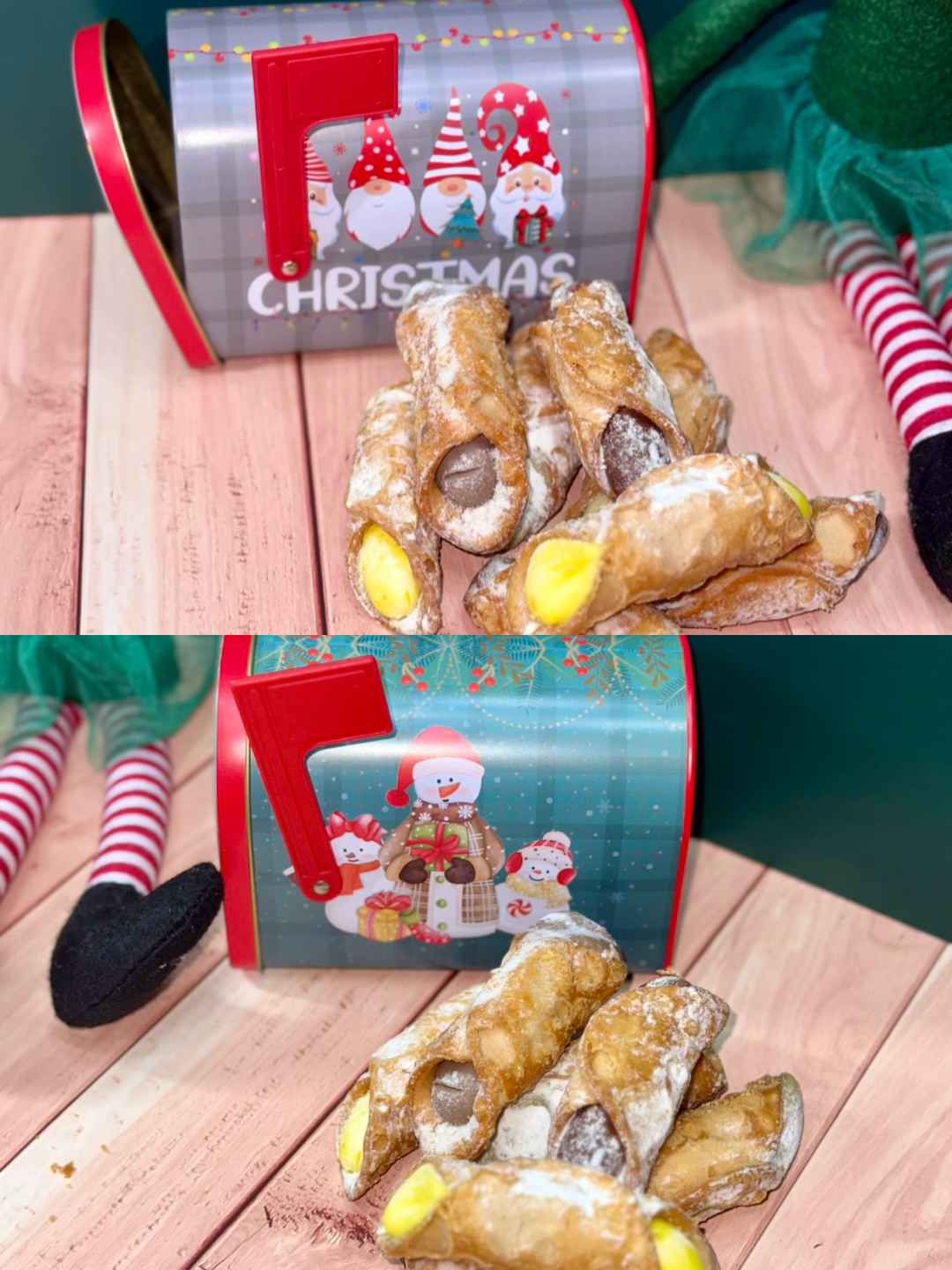 Coffret de 8 Cannoli Siciliens - Assortiment 4 Saveurs Siciliennes