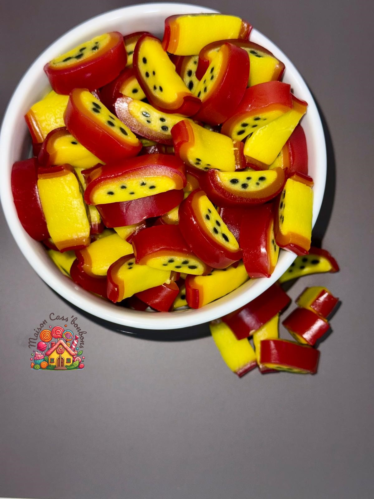 Tranches fruit de la passion