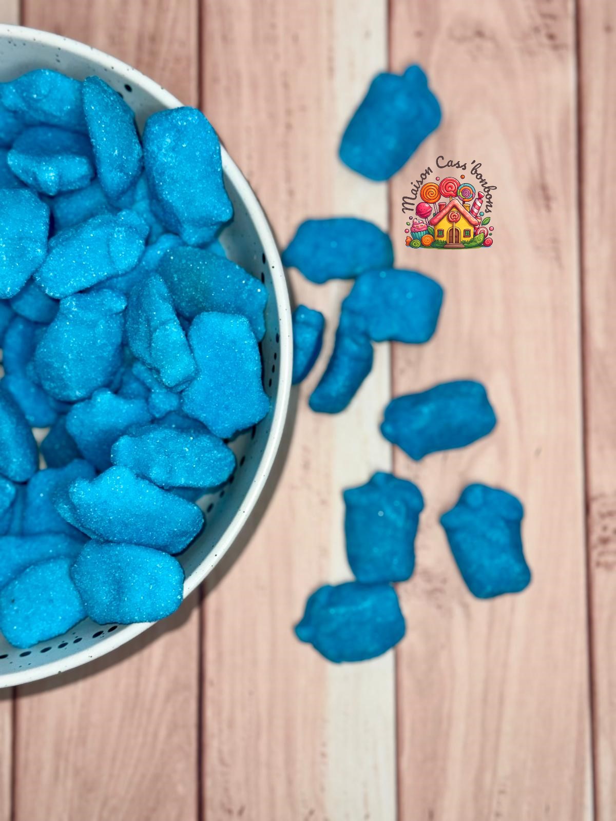 Framboises fouettés sucrées