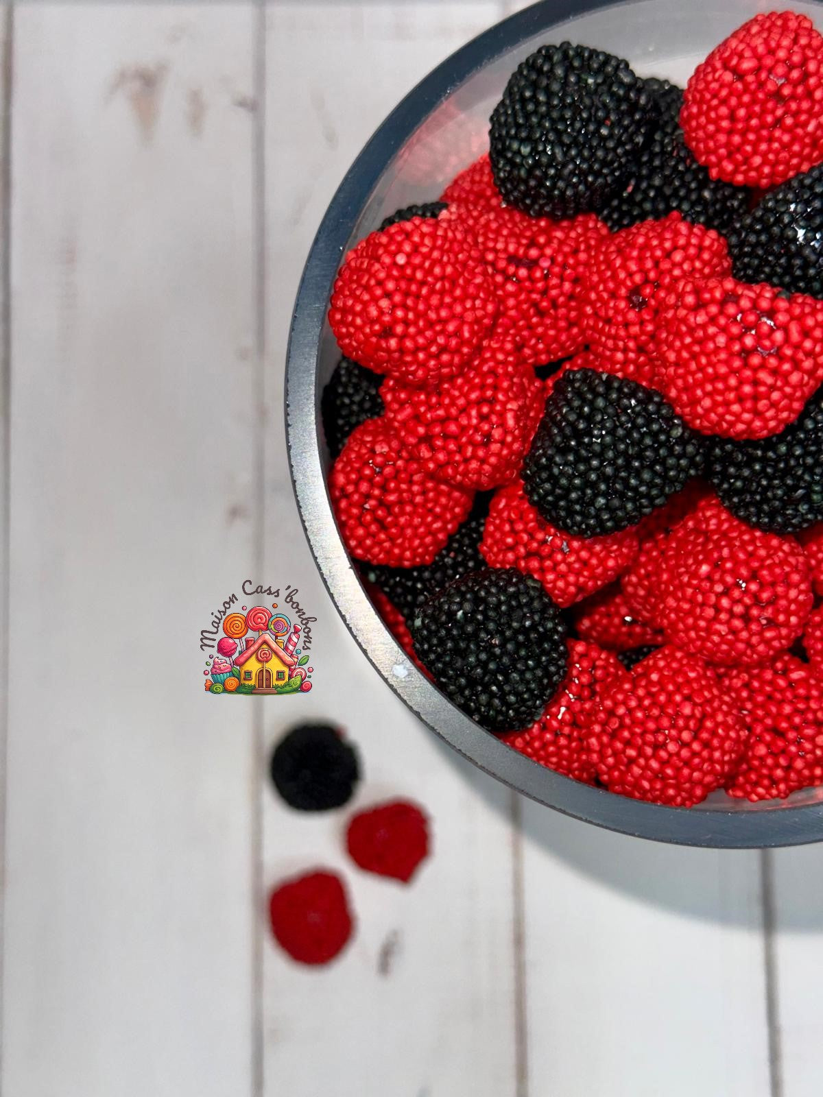 Mûres Perlées - Bonbons Gélatineux Nacrés 100g