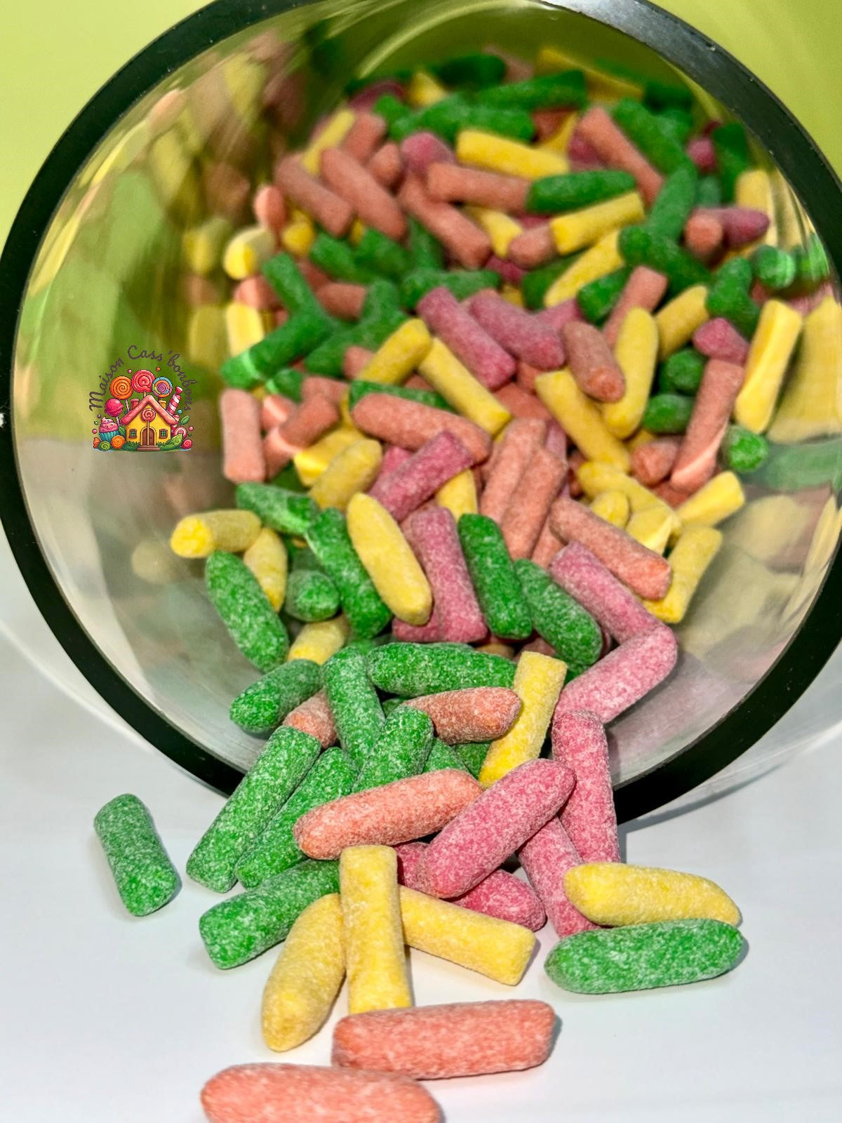 Hitschies Mix Acidulés - Bonbons Fruités et Piquants 100g