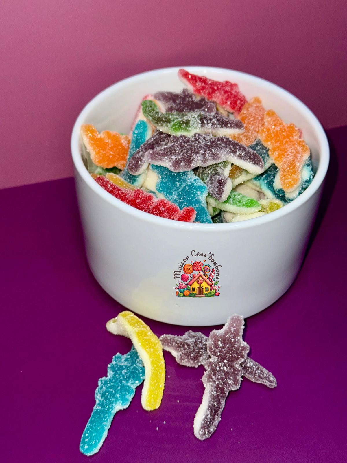 Crocodiles Acidulés - Bonbons Gélatineux Rigolos 100g