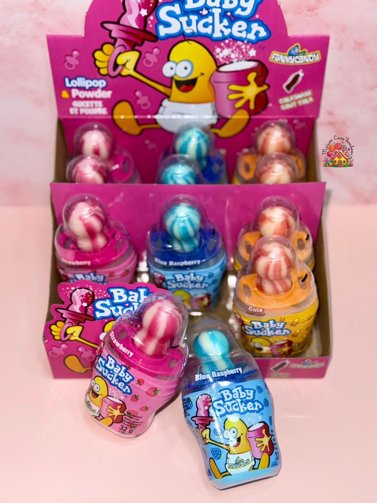 Baby Sucker Acidulée - Sucette avec Poudre Piquante