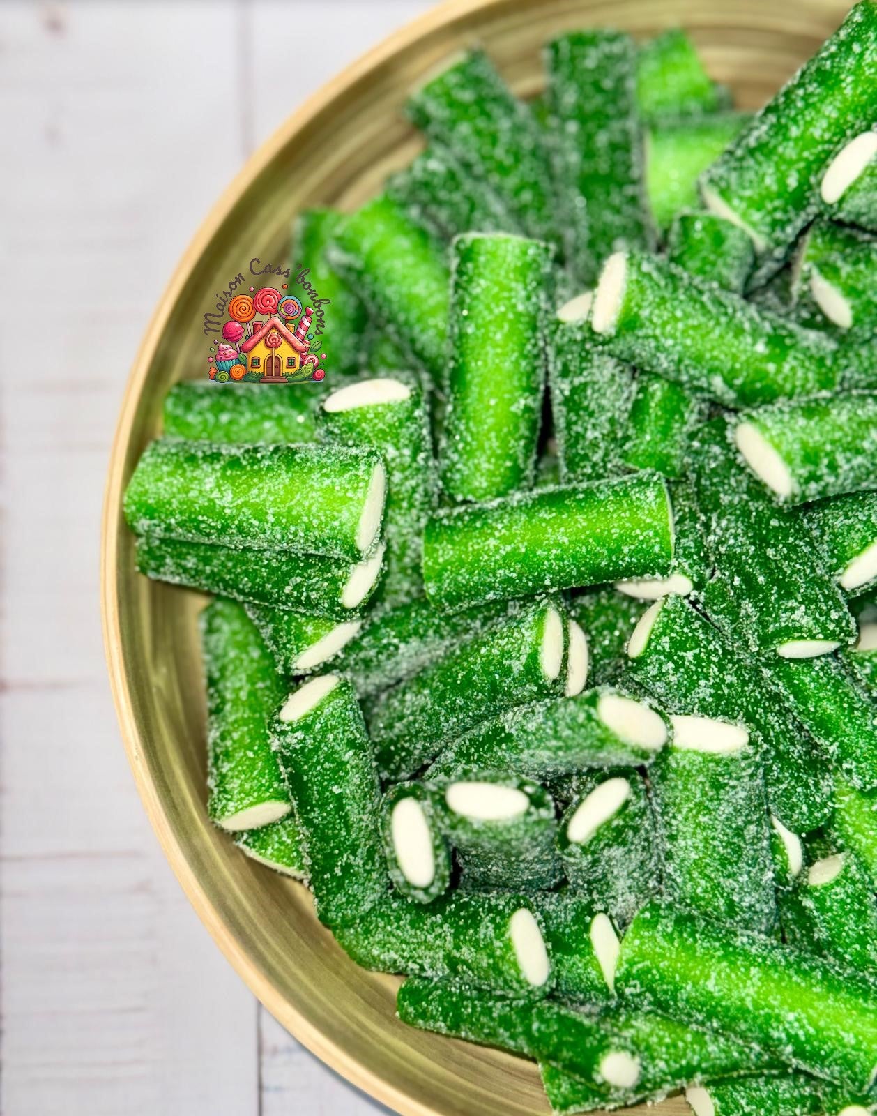 Bâtonnets Pomme Acidulés XL - Bonbons Gélatineux 100g