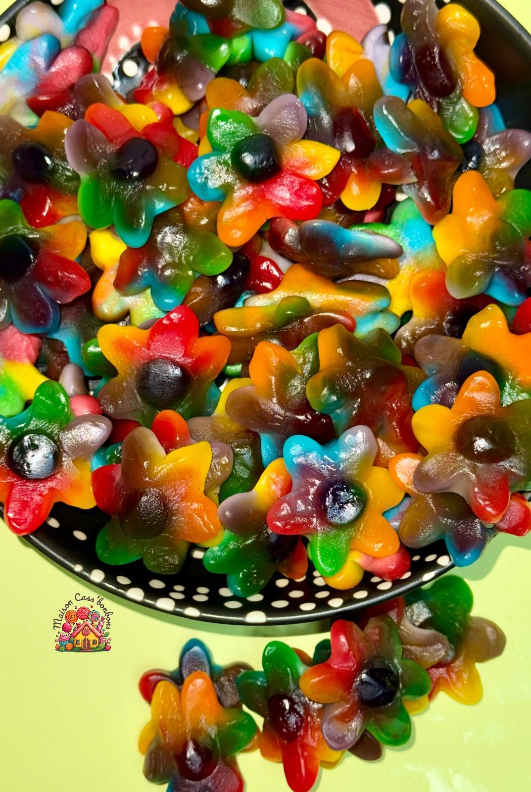 Fleurs multicolore fruitées