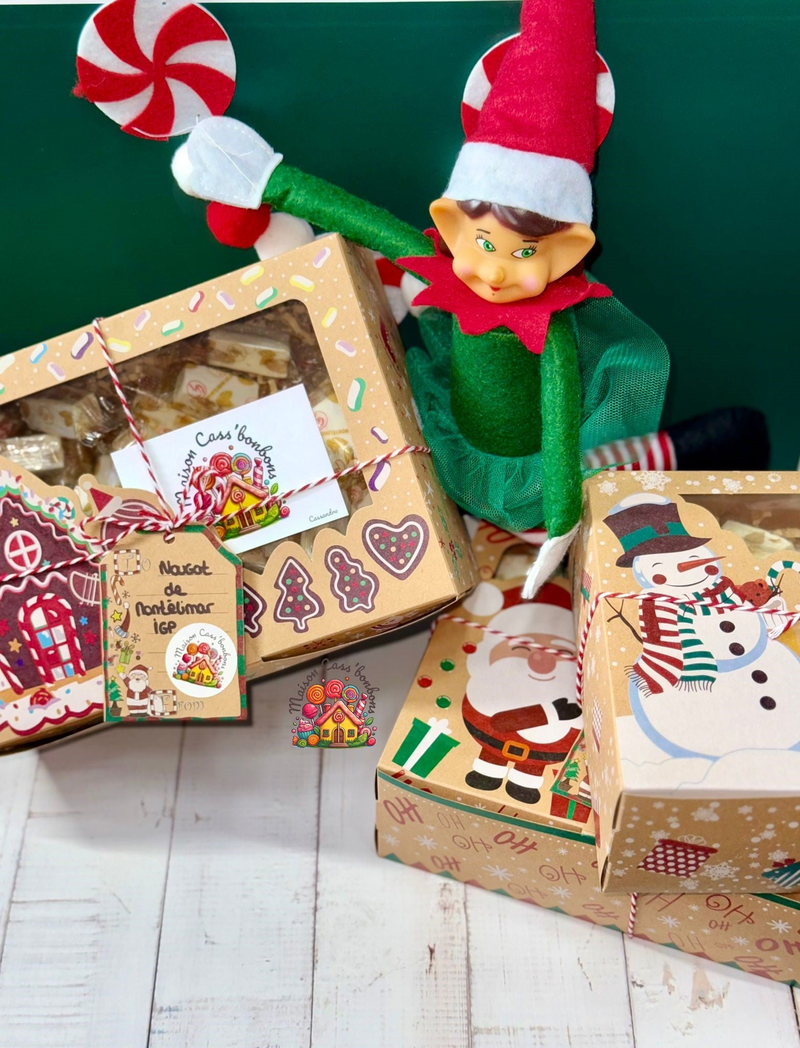 Coffret de Noël Nougat de Montélimar IGP 400g - Spécialité Française