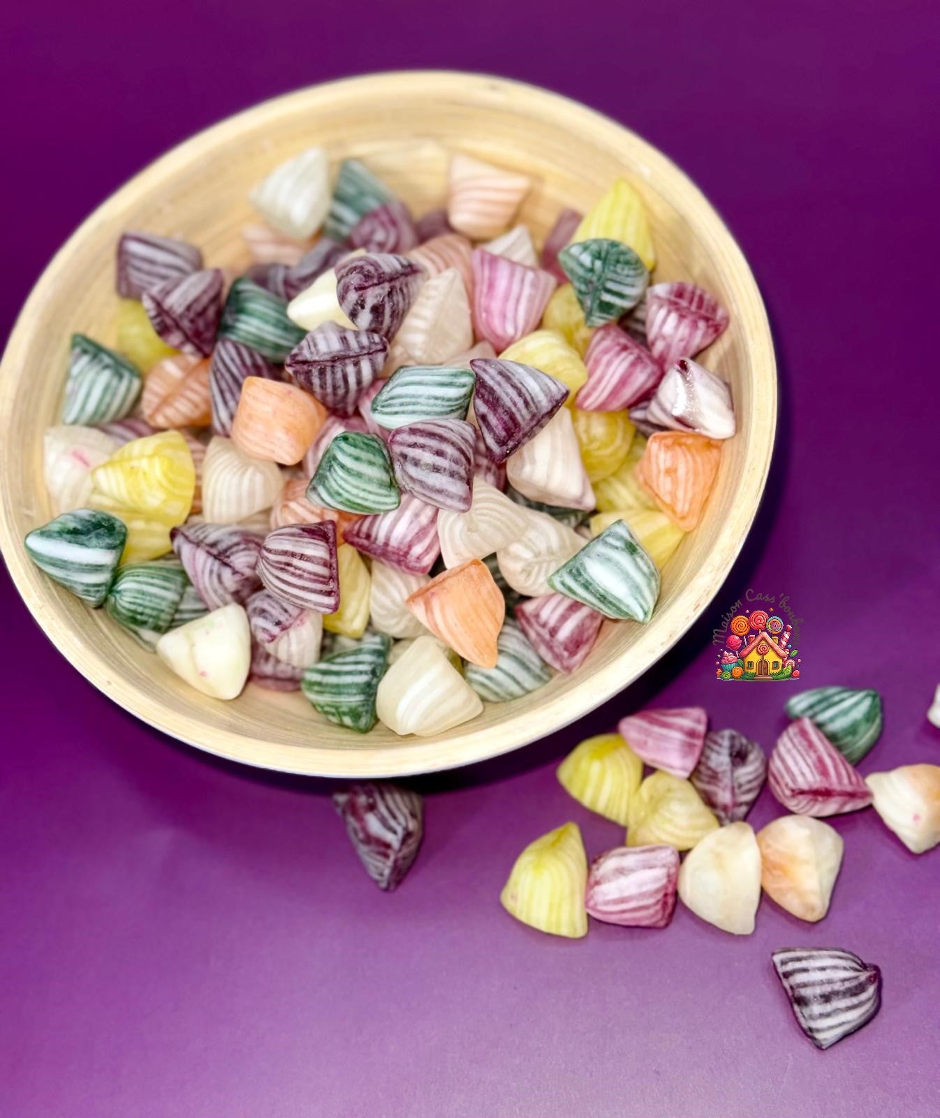 Berlingots Fruités - Bonbons Traditionnels 6 Saveurs 100g