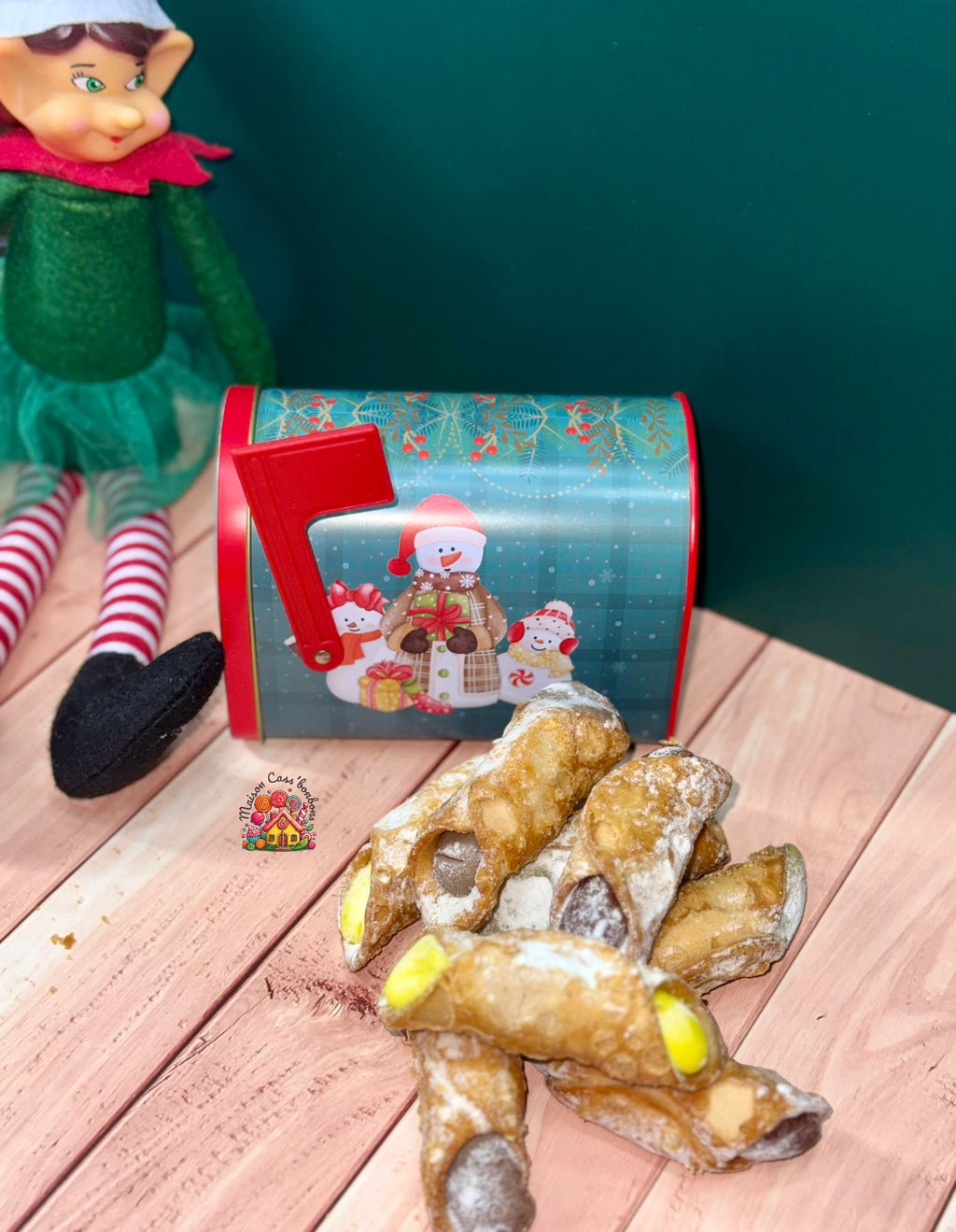 Coffret de 8 Cannoli Siciliens - Assortiment 4 Saveurs Siciliennes