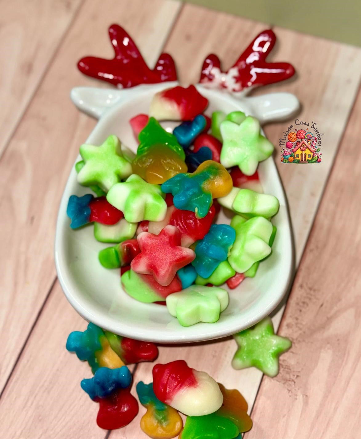 Mix de Noël Étoiles et Sapins - Bonbons Gélatineux 100g