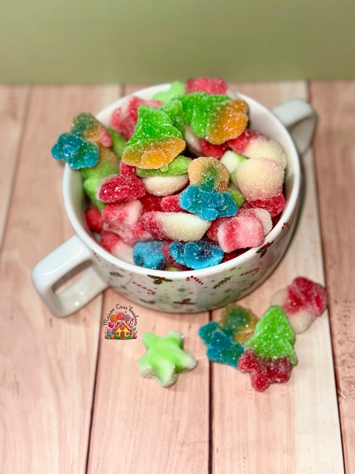 Mix de Noël Sucrés - Bonbons Gélatineux Festifs 100g