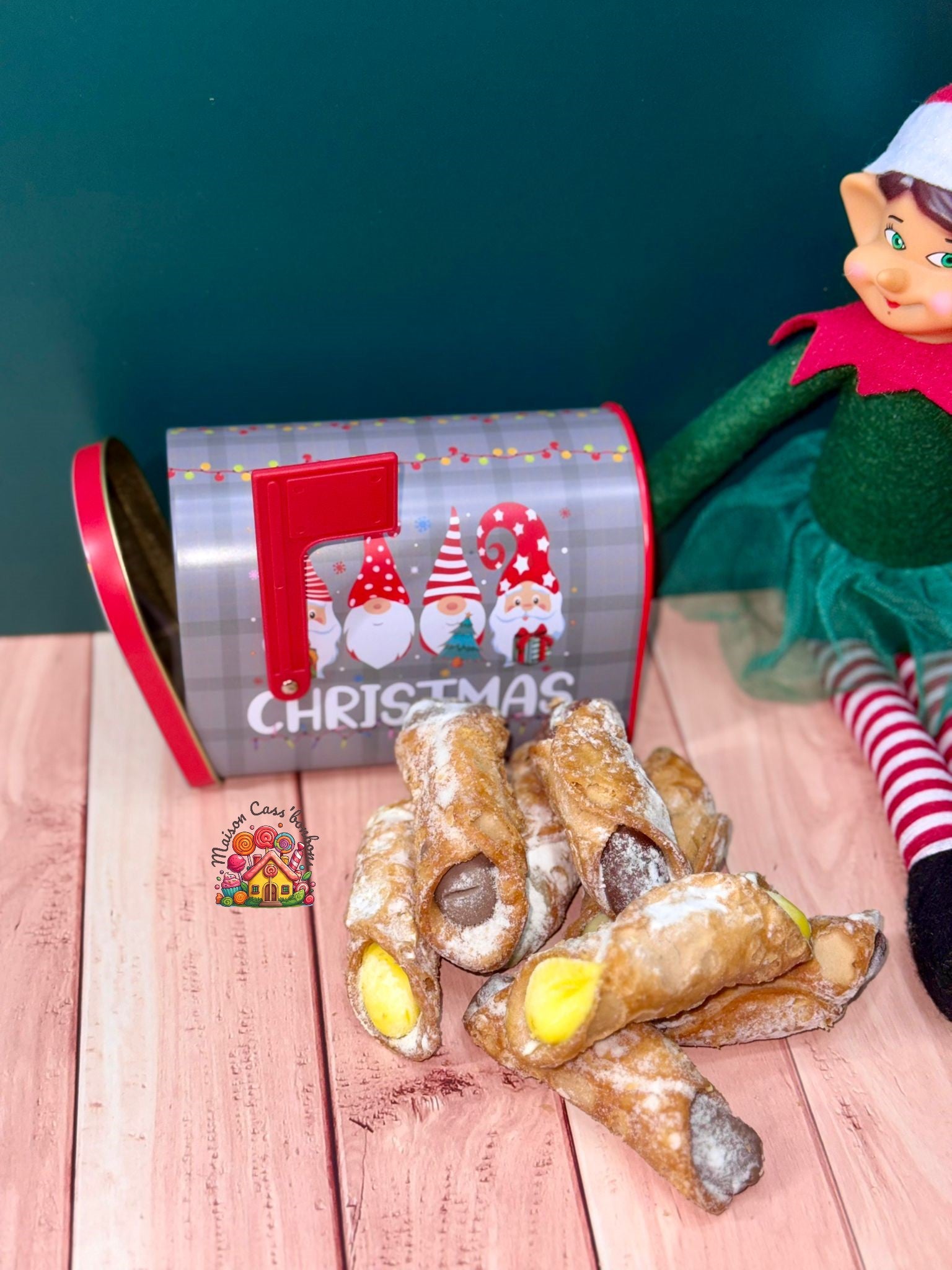 Coffret de 8 Cannoli Siciliens - Assortiment 4 Saveurs Siciliennes