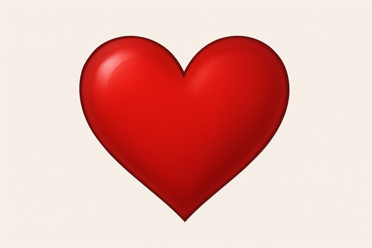 Cœur rouge 